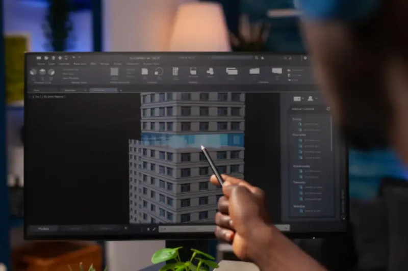 1. استلام التصميم المعماري والـ 3D