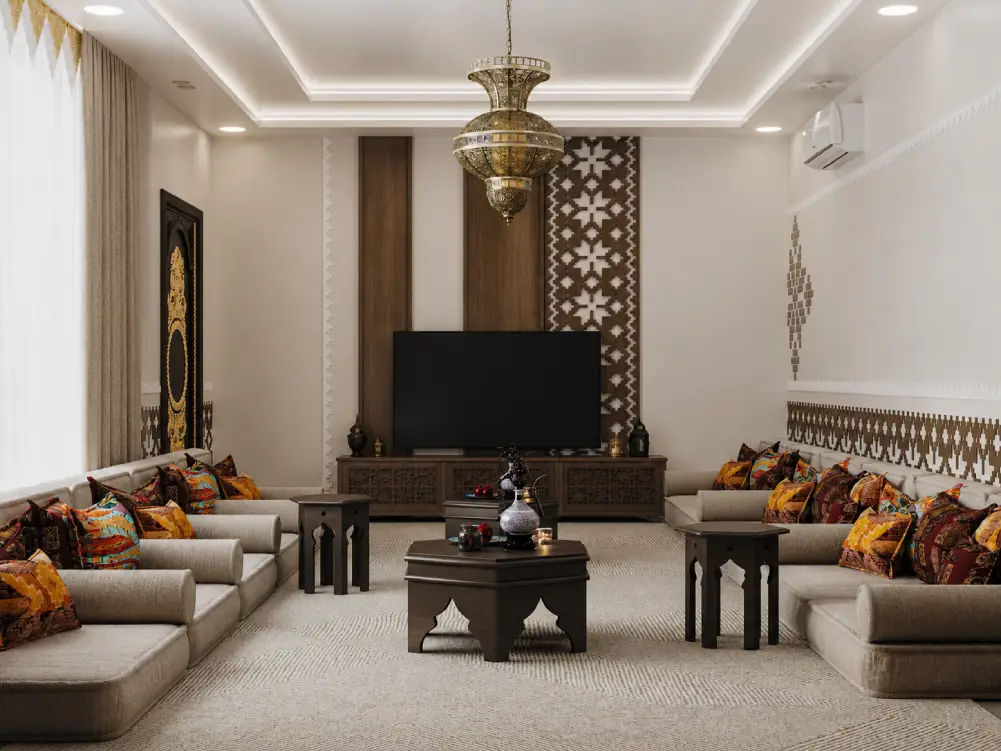 (العربية) تصميم داخلي لفيلا فاخرة